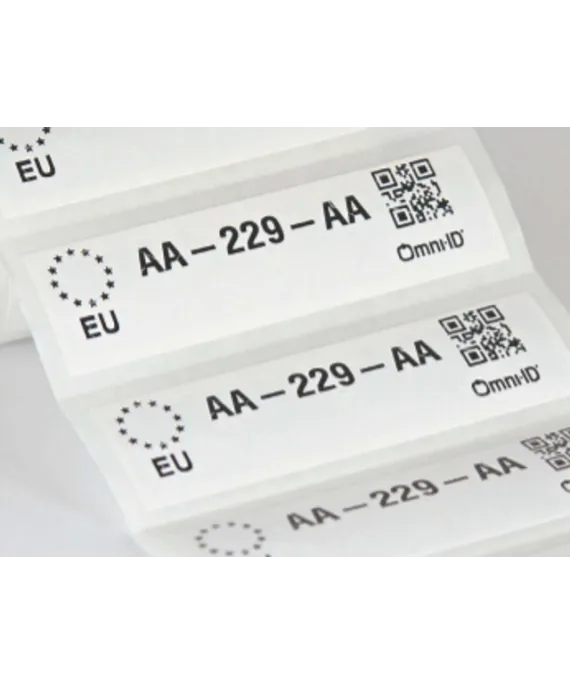 Omni-ID IQ 1200G RFID Label (866-868 MHz)